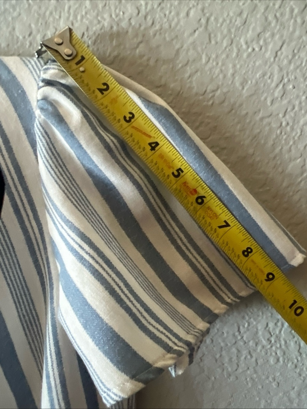 Coastal, Smocked waist, Faux wrap, Flutter sleeve, Monteau Casual summer dress - Picture 7 of 9
